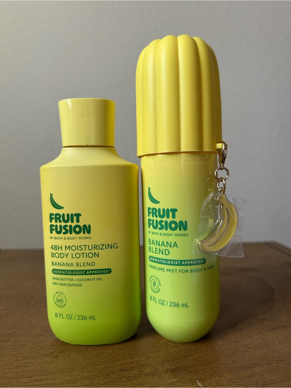 NEW Bath & Body Works Fruit Fusion Banana Blend mist and body lotion NEW